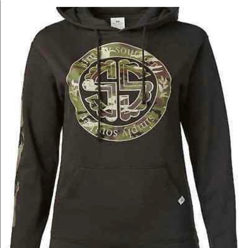 SIMPLY SOUTHERN LOVE DEERLY HOODIE BROWN NEW WITH TAG